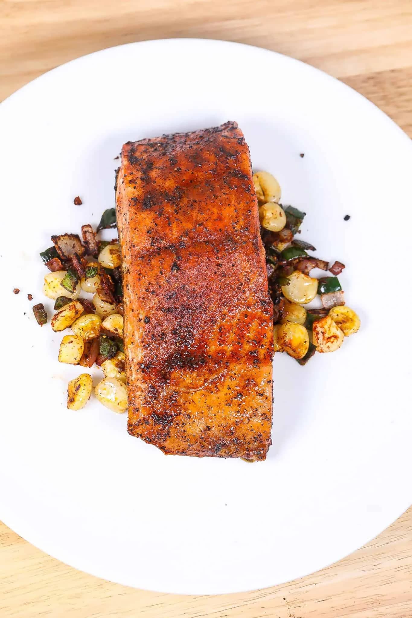 Ethiopian Coffee Crusted Salmon